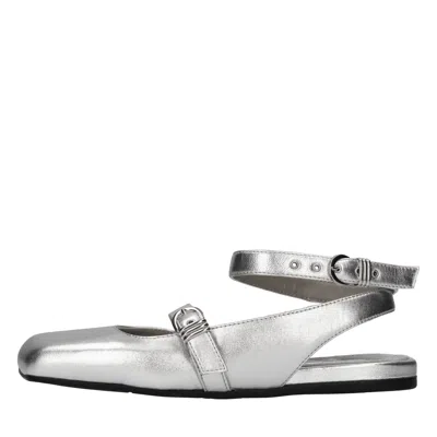 Vic Matie Sandals In Silver