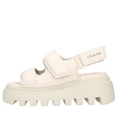Vic Matie Sandals Beige In Beige Chiari E Naturali