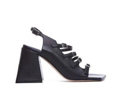 Vic Matie Sandals In Black