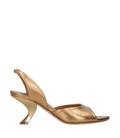 Vic Matie Sandals Bronze In Brown