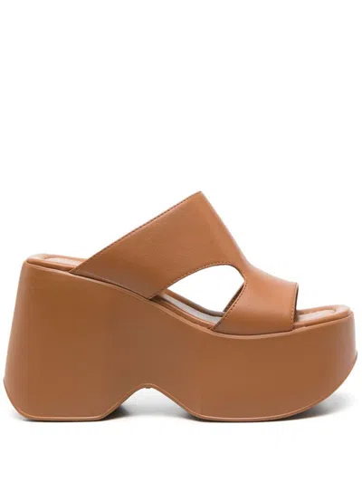 Vic Matie Sandals In Leather