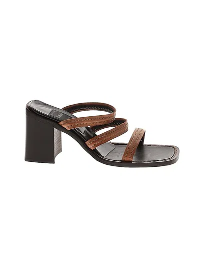 Pre-owned Vic Matie Sandals In Brown