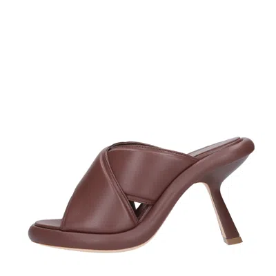 Vic Matie Sandals Brown In Marrone Marroni