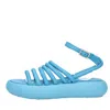 Vic Matie Sandals Light Blue In Azzurro Blu E Verdi