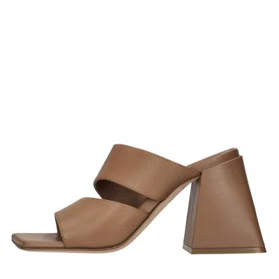 Vic Matie Sandals In Brown