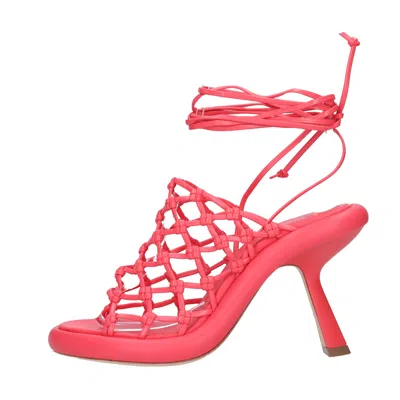 Vic Matie Sandals Red In Rosso Vivaci