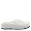 Vic Matie Denim 102 Sandals In White