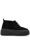 Vic Matie Sensory Platform Boots In Black
