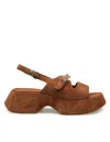 Vic Matie Sensory Sandal In Split Color Steppe In Steppe