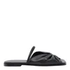 Vic Matie Strappy Slide Sandals In Black