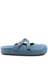Vic Matie Sandals In Sea Blue