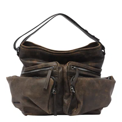 Vic Matie Shoulder Bag In Brown