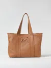 Vic Matie Double Handle Tote Bag In Leather