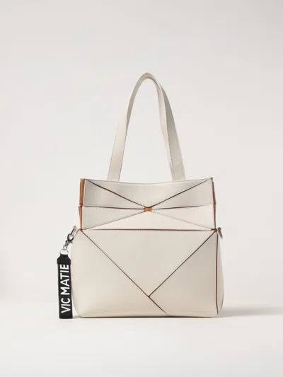 Vic Matie Shoulder Bag Vic Matié Woman Colour White