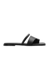 Vic Matie Simple Slide Sandals In Black