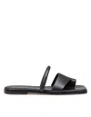 Vic Matie Vic Matié Single-finger Slipper In Calfskin Nappa In Black