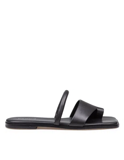 Vic Matie Vic Matié Single-finger Slipper In Calfskin Nappa In Black