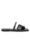 Vic Matie Vic Matié Single-finger Slipper In Calfskin Nappa In Black