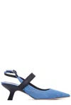 Vic Matie Bonbon 70mm Denim Pumps In Blue