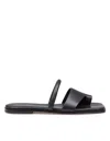 Vic Matie Vic Matié Single-finger Slipper In Calfskin Nappa In Black