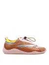 Vic Matie Sneakers In Multicolor Split Leather And Leather