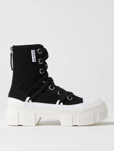 VIC MATIE SNEAKERS VIC MATIÉ WOMAN COLOR BLACK,G56710002