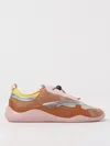 Vic Matie Sneakers In Multicolor Split Leather And Leather In Multicolor
