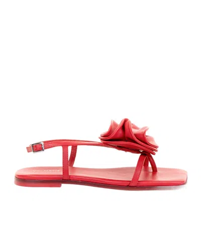 Vic Matie Red Floppying Sandals Leather Bottom