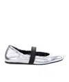 Vic Matie Square-toed Ballet Shoes In White