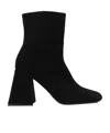 Vic Matie Leather Boots In Black