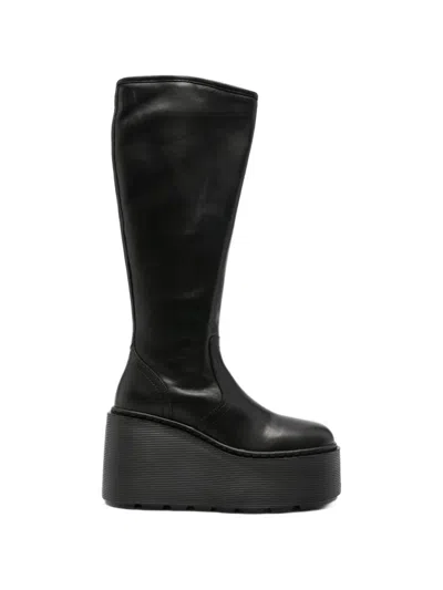 Vic Matie Stivale Xavier Platform Wedge Boots In Multi