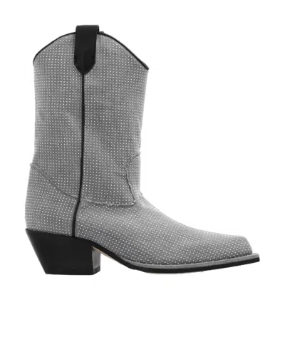 VIC MATIE VIC MATIE STUDDED WESTERN ANKLE BOOTS