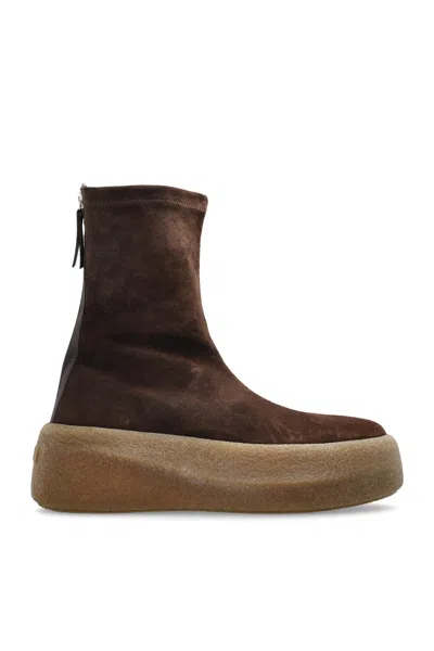 VIC MATIE VIC MATIE SUEDE PLATFORM SHOES