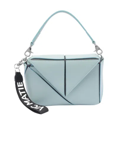 Vic Matie Top Handle Shoulder Bag In Gray