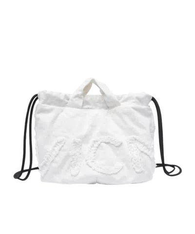 Vic Matie Tote With Handle In White