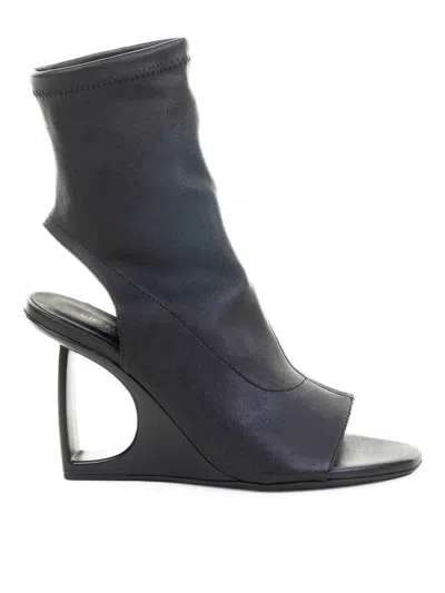 Vic Matie Vic Mati Black Boot In Elasticized Nappa