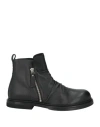 Vic Matie Vic Matiē Man Ankle Boots Black Size 9 Leather In Black