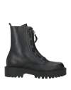 Vic Matie Vic Matiē Man Ankle Boots Black Size 9 Leather In Black