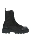 Vic Matie Vic Matiē Man Ankle Boots Black Size 9 Leather In Black