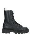 Vic Matie Vic Matiē Man Ankle Boots Black Size 9 Leather In Black