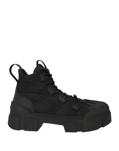 Vic Matie Vic Matiē Man Ankle Boots Black Size 7 Textile Fibers