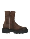 Vic Matie Vic Matiē Man Ankle Boots Brown Size 9 Leather In Brown