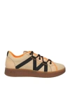 Vic Matie Vic Matiē Man Sneakers Beige Size 12 Textile Fibers, Leather In Beige