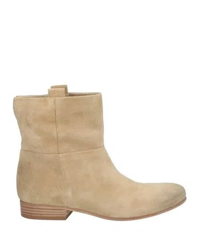 Vic Matie Vic Matiē Woman Ankle Boots Beige Size 8 Leather