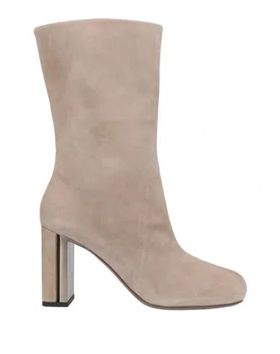 Vic Matie Vic Matiē Woman Ankle Boots Beige Size 9 Leather