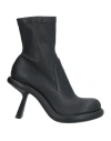 Vic Matie Vic Matiē Woman Ankle Boots Black Size 10 Leather