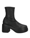 Vic Matie Vic Matiē Woman Ankle Boots Black Size 10 Soft Leather In Black