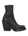 Vic Matie Vic Matiē Woman Ankle Boots Black Size 11 Leather