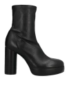 Vic Matie Vic Matiē Woman Ankle Boots Black Size 5 Soft Leather In Black