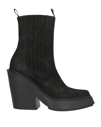 Vic Matie Vic Matiē Woman Ankle Boots Black Size 6 Leather